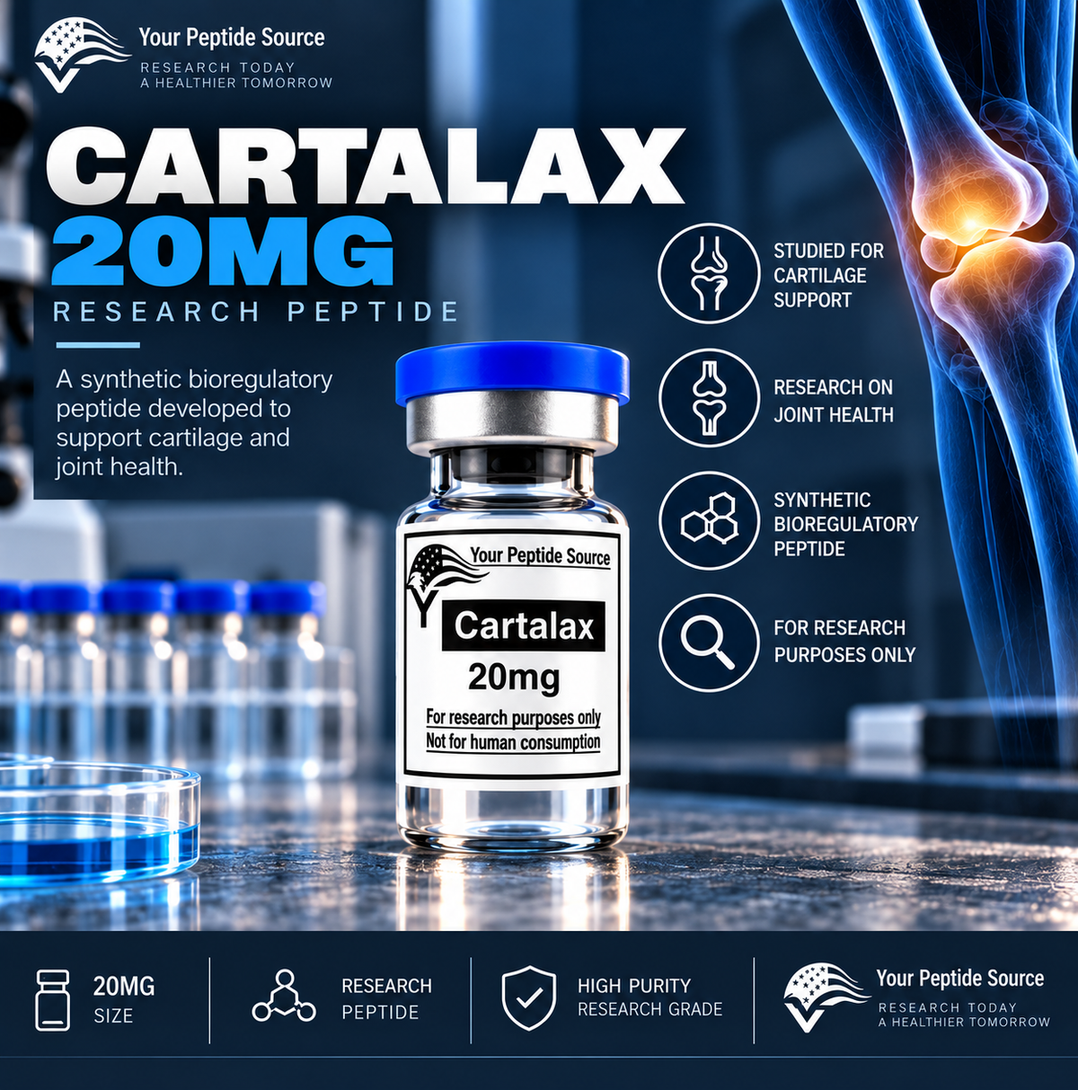 Cartalax 20mg | Research Peptide