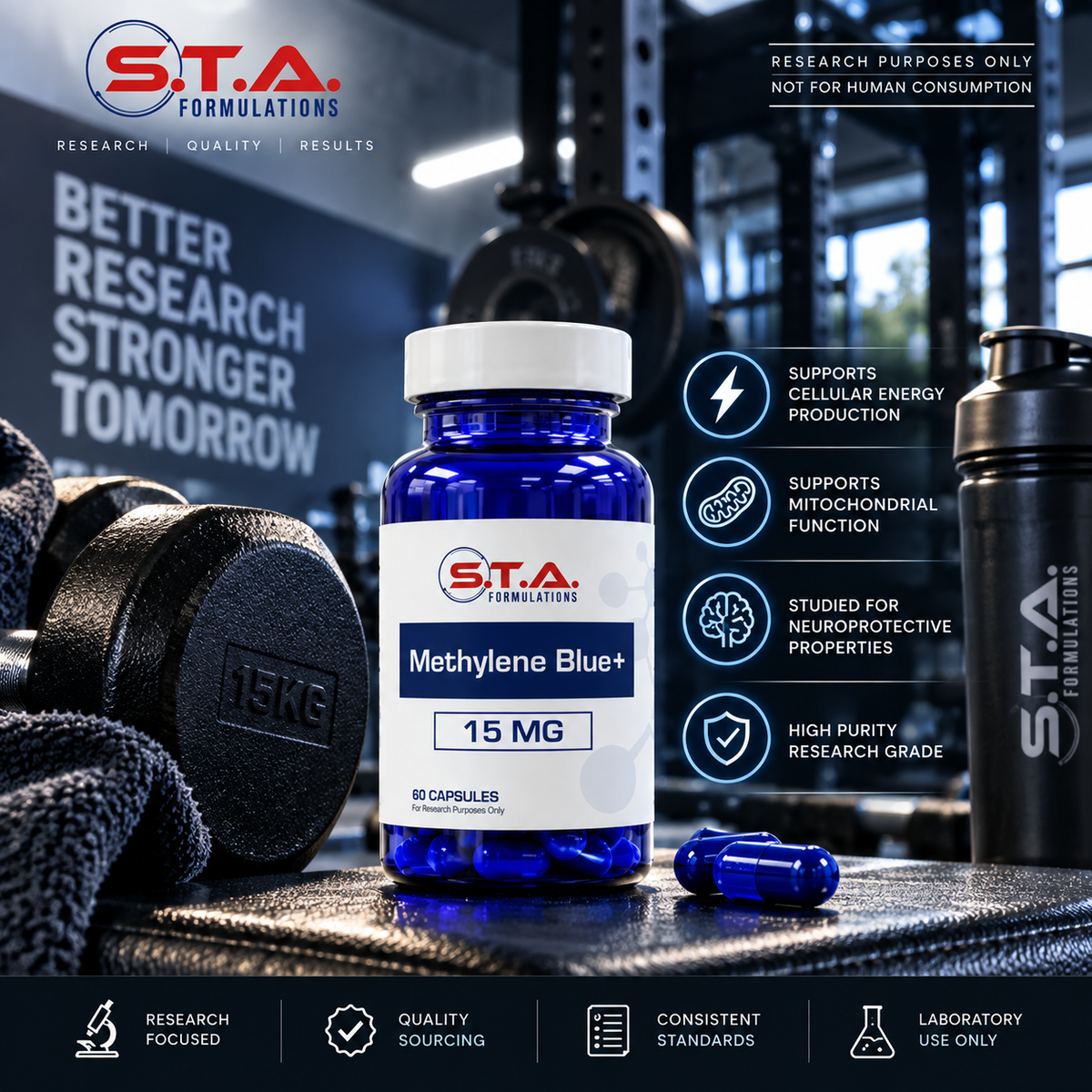 Methylene Blue + by S.T.A. Formulations — 15 MG