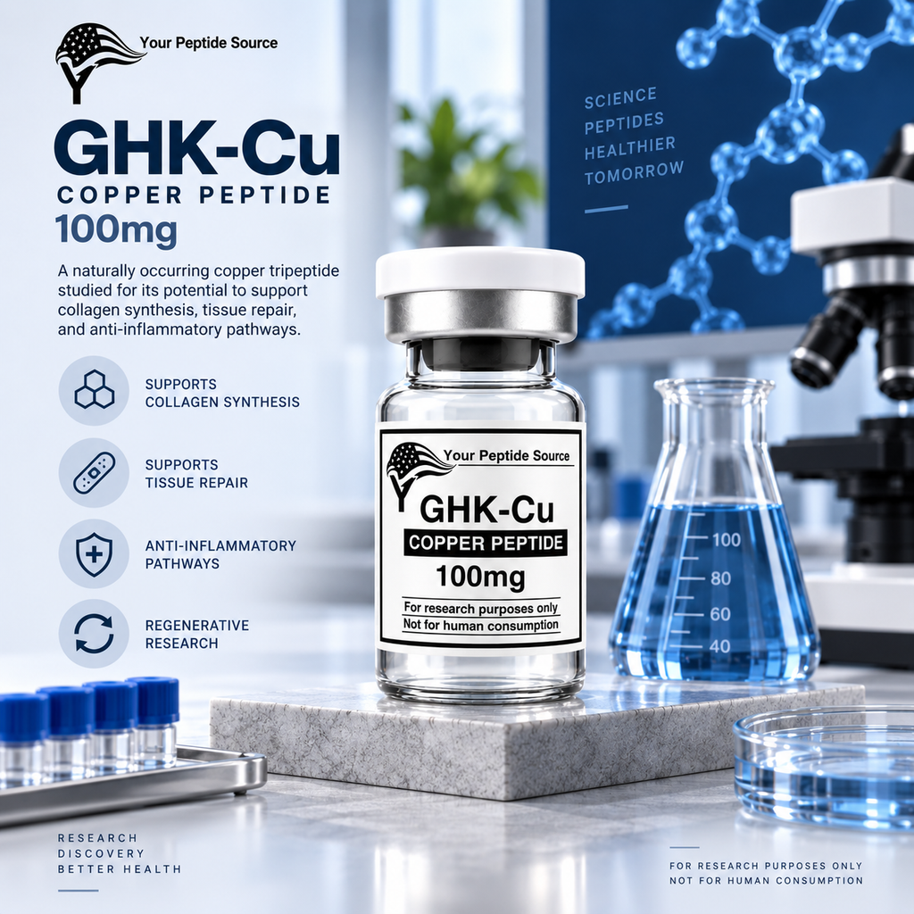 GHK-Cu Copper Peptide 100mg | Research Peptide