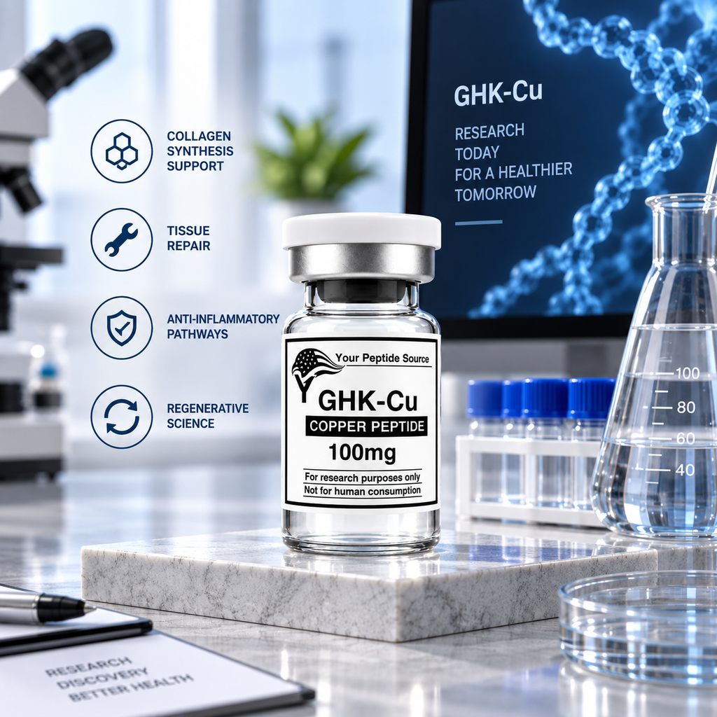 GHK-Cu Copper Peptide 100mg | Research Peptide