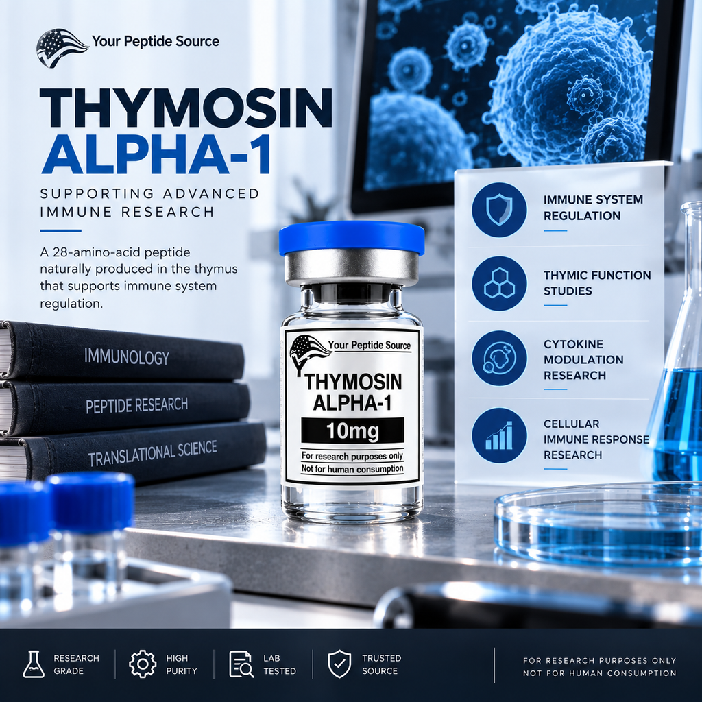 Thymosin Alpha-1 10mg | Research Peptide