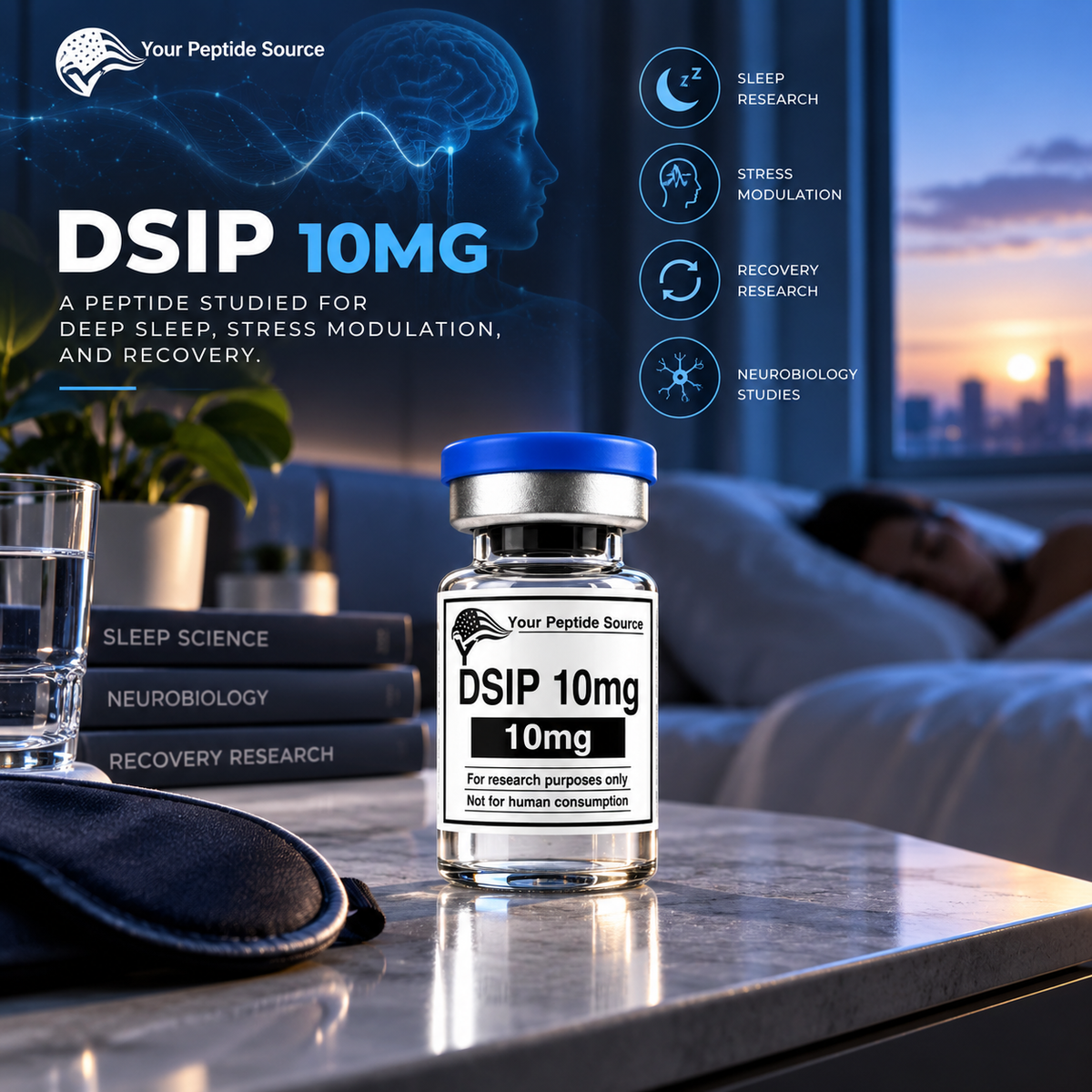 DSIP 10mg | Research Peptide
