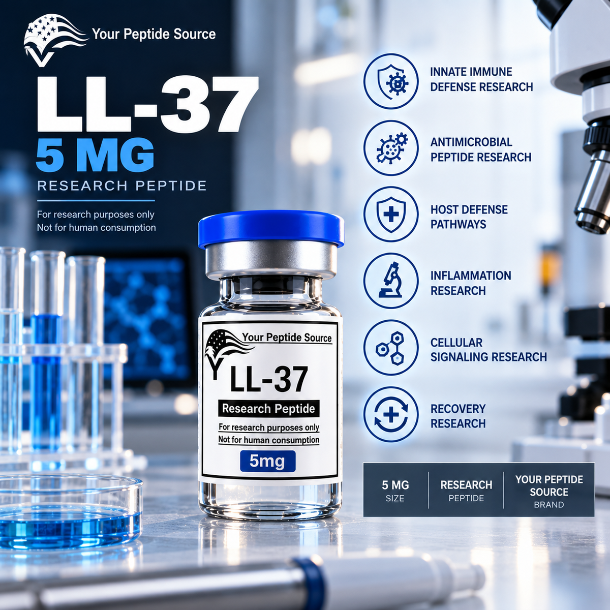 LL-37 5mg | Research Peptide