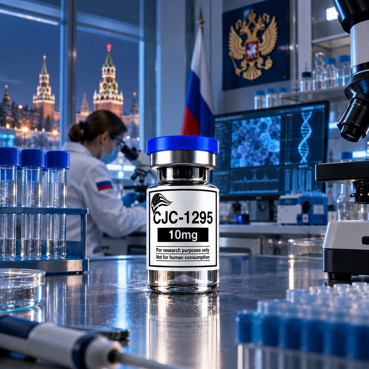 CJC-1295 No DAC 10mg | Research Peptide
