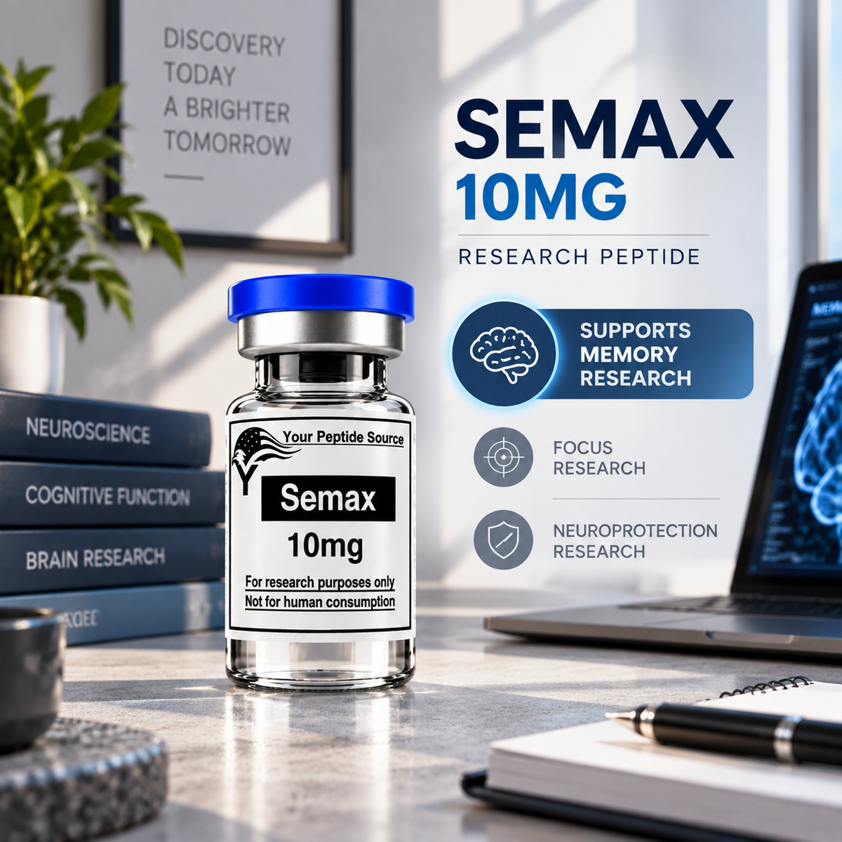 Semax 10mg | Nootropic Research Peptide