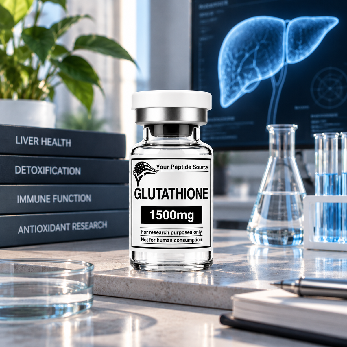 Glutathione 1500mg | Antioxidant Research Compound