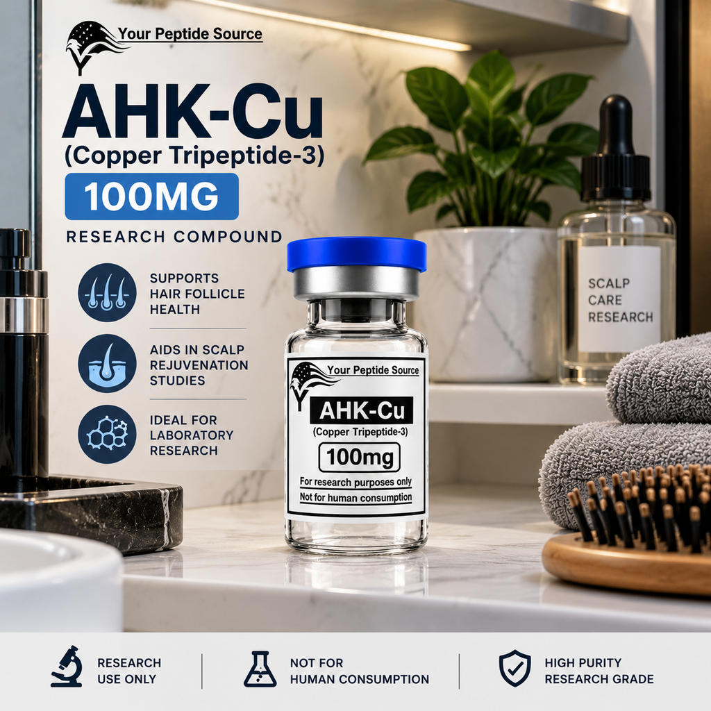 AHK-Cu 100mg | Copper Tripeptide-3 Research Peptide