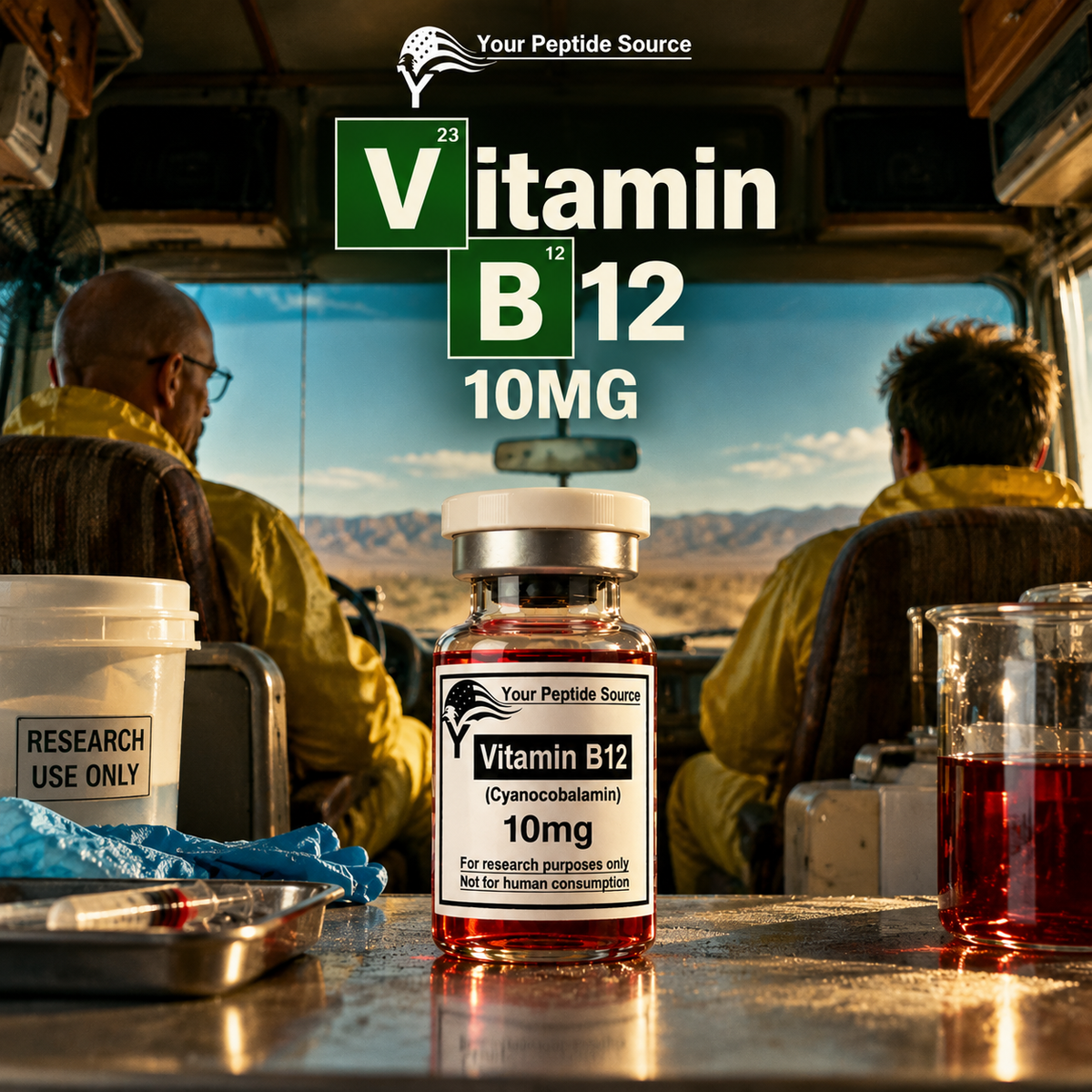 Vitamin B12 10mg | Cyanocobalamin Research Compound