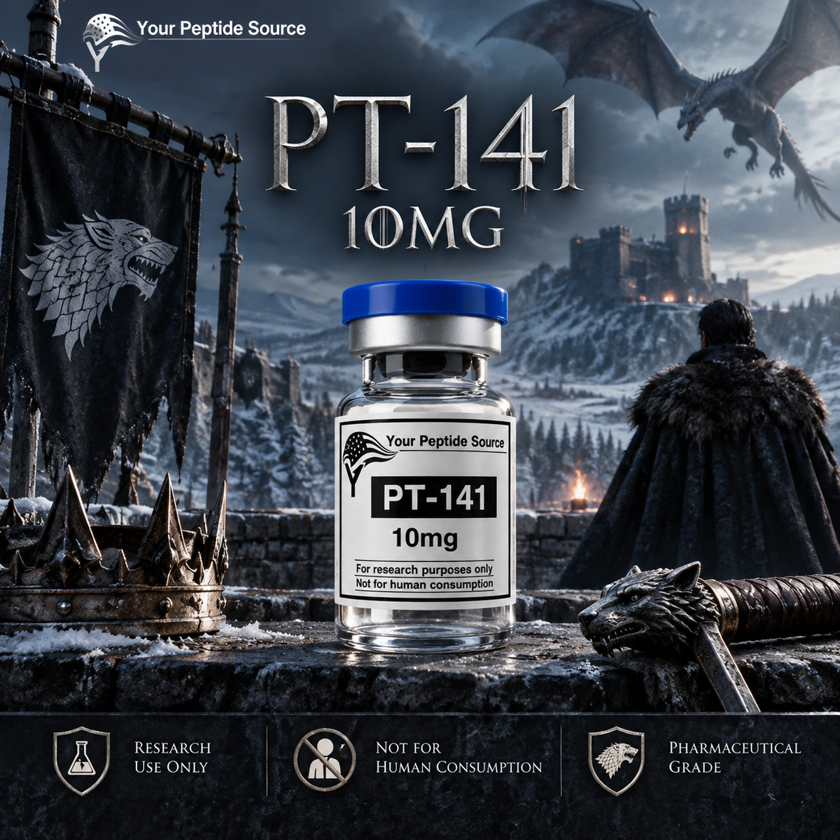 PT-141 10mg | Melanocortin Research Peptide