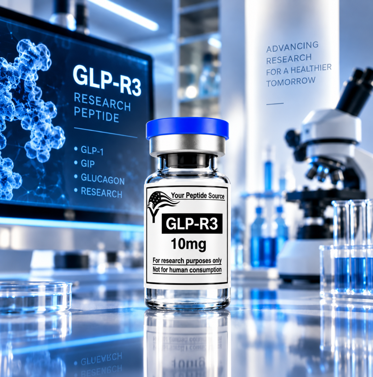 GLP-R3 Research Peptide | 10mg / 20mg / 30mg / 50mg