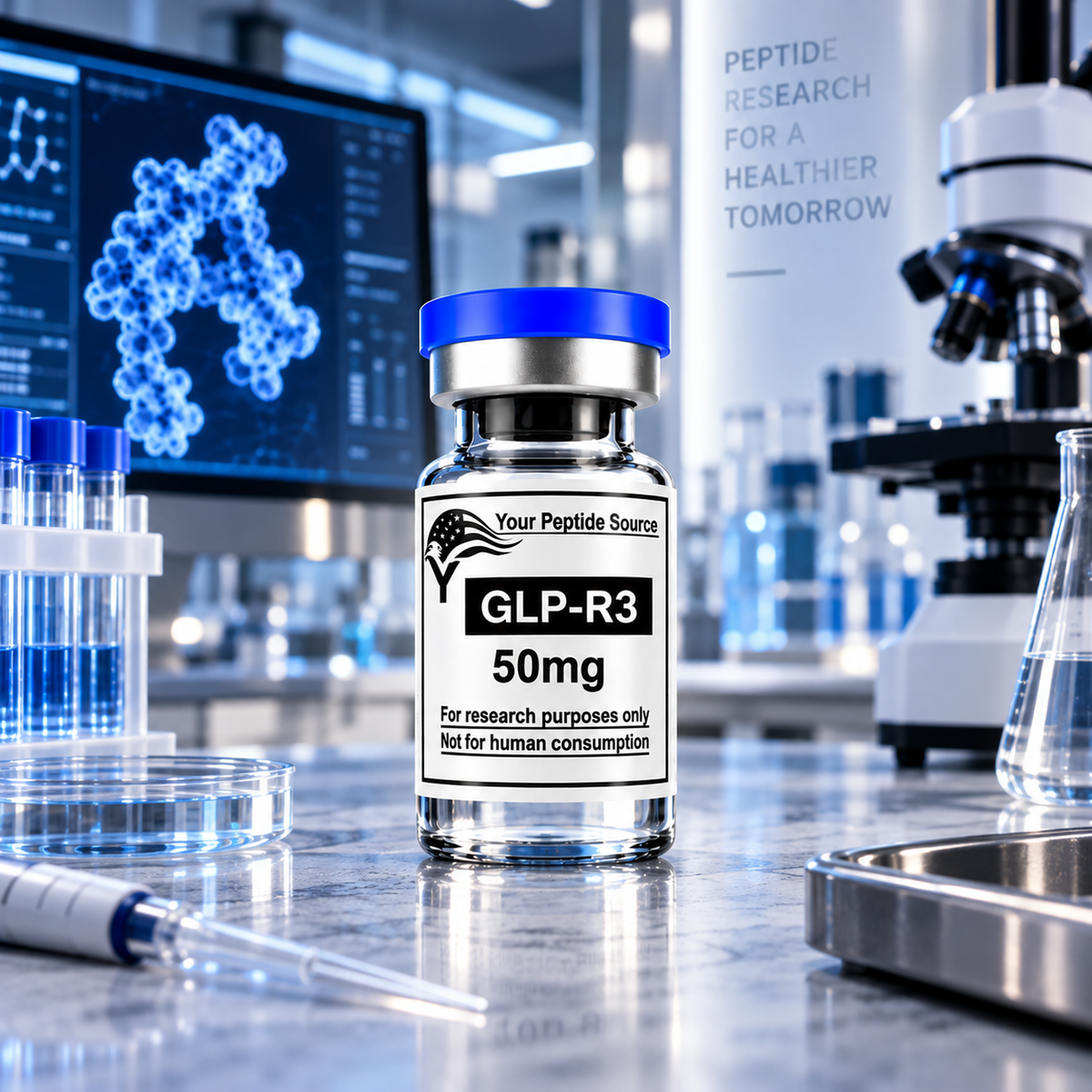 GLP-R3 Research Peptide | 10mg / 20mg / 30mg / 50mg