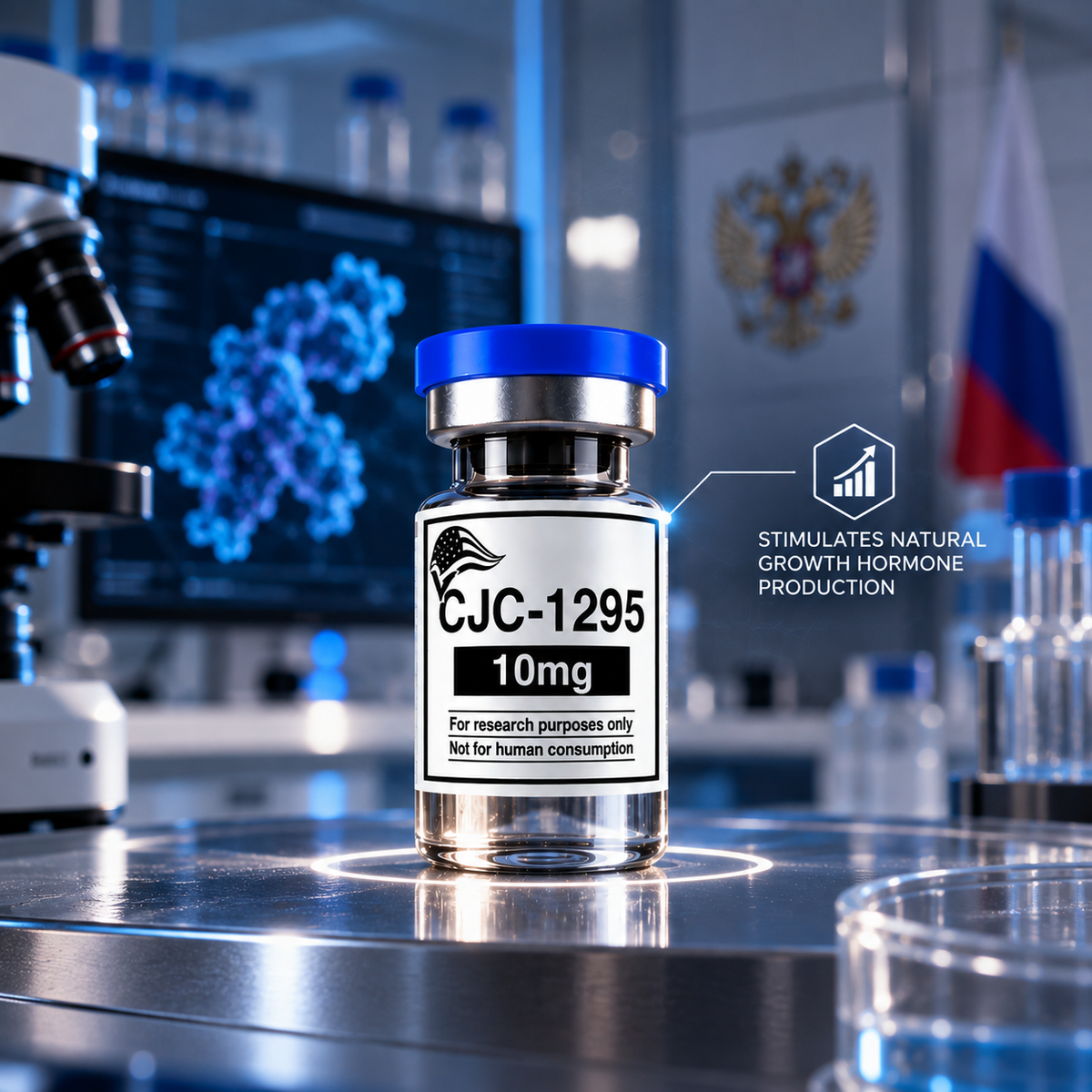 CJC-1295 No DAC 10mg | Research Peptide